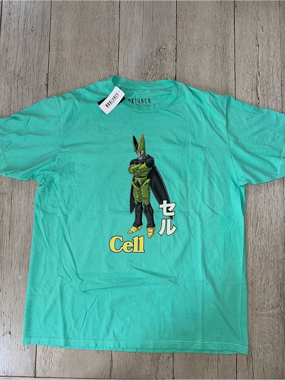 Cell Dragon Ball Z Graphic Tee - Aqua
